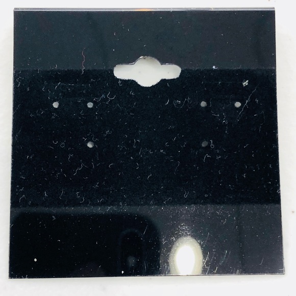 100p 1.5x1.5” Flocked Hanging Earring display Card - Picture 1 of 5